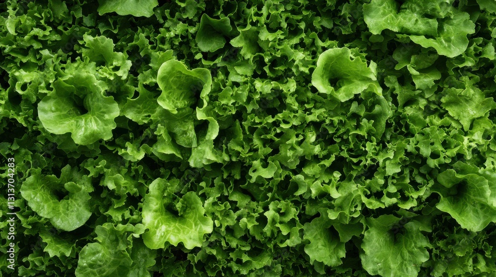 Rows of lush green lettuce growing in a hydroponic greenhouse Rows of lush green lettuce growing in a hydroponic greenhouse