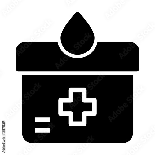 blood box Solid icon