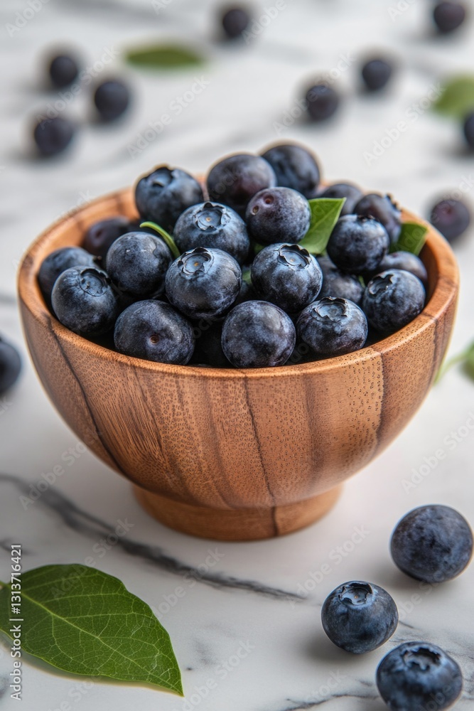 Bowl of fresh blueberries, ready to be enjoyed. Bowl of fresh blueberries, ready to be enjoyed.