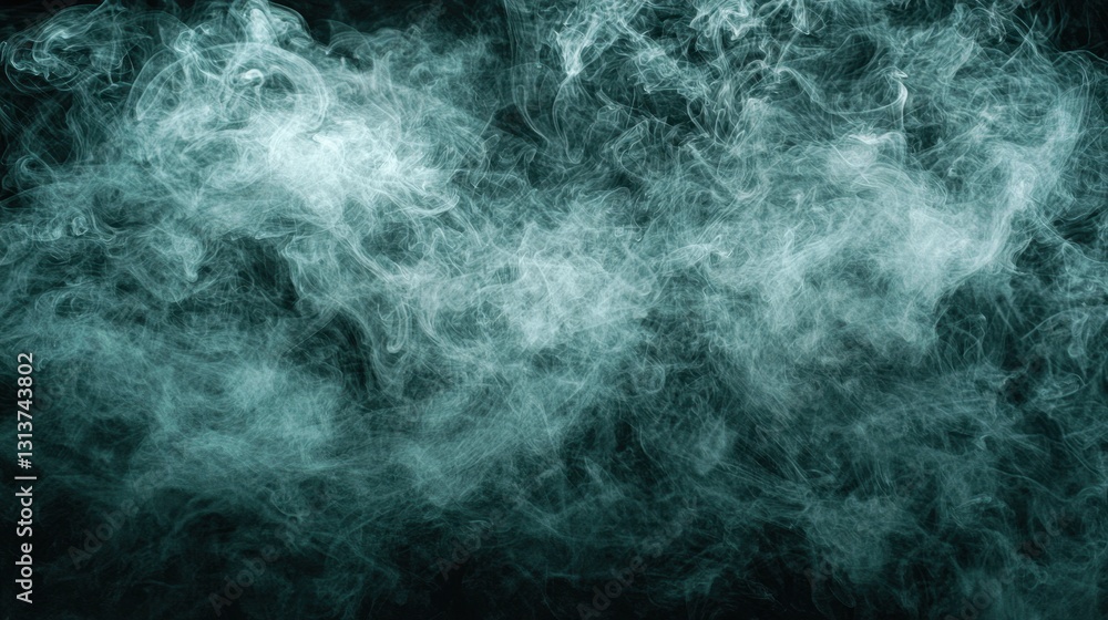 A swirling cloud of mist and smoke, creating an ethereal and mysterious atmosphere against a dark backdrop. A swirling cloud of mist and smoke, creating an ethereal and mysterious atmosphere against a dark backdrop.