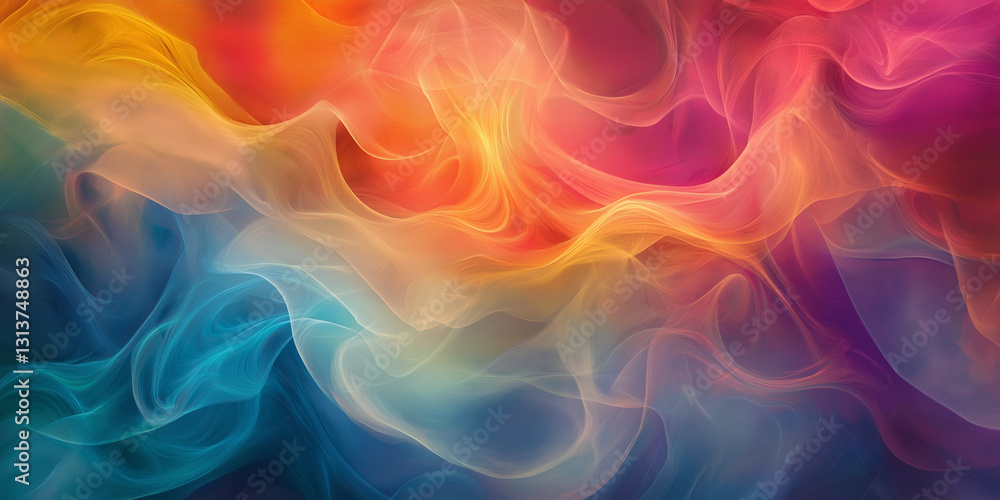 A colorful swirling cloudscape of soft blues, fiery oranges, and warm pinks, creating a surreal and vibrant abstract texture A colorful swirling cloudscape of soft blues, fiery oranges, and warm pinks, creating a surreal and vibrant abstract texture