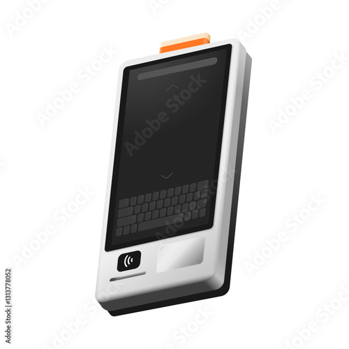 Self ordering kiosk for businesses with blank screen
