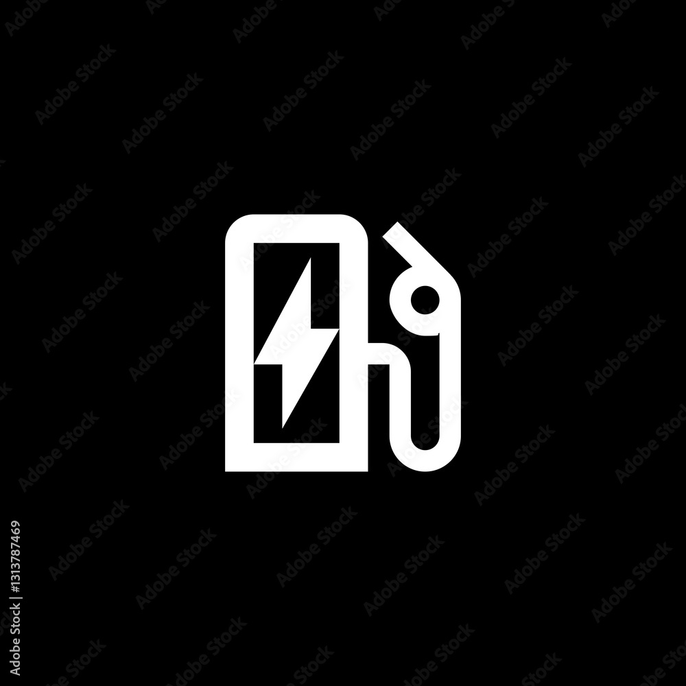 Fototapeta premium EV Charging Icon 