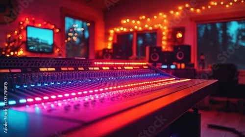 Cozy professional recording studio