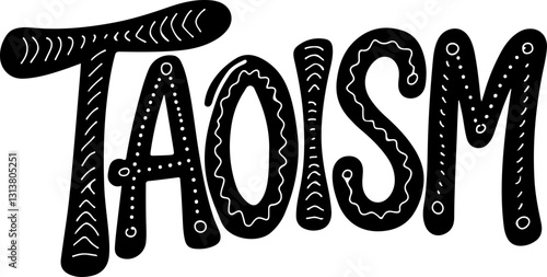 Taoism Hand Lettering.