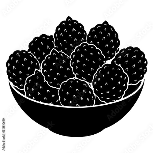 vector illustration of ripe berries