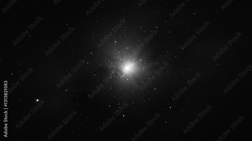 Fototapeta premium Cosmic Brilliance: A Stellar Snapshot