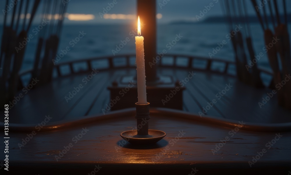 Candlelit serenity on a ship Candlelit serenity on a ship