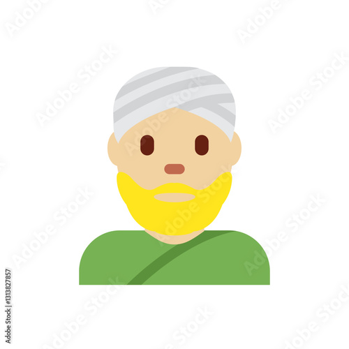 Man with Turban and Beard