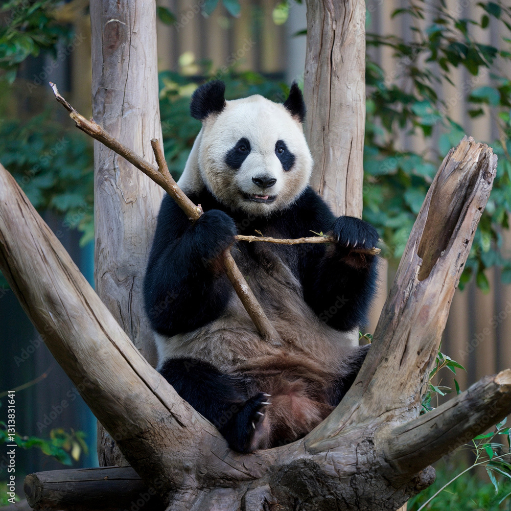 Fototapeta premium Panda Bear in Nature