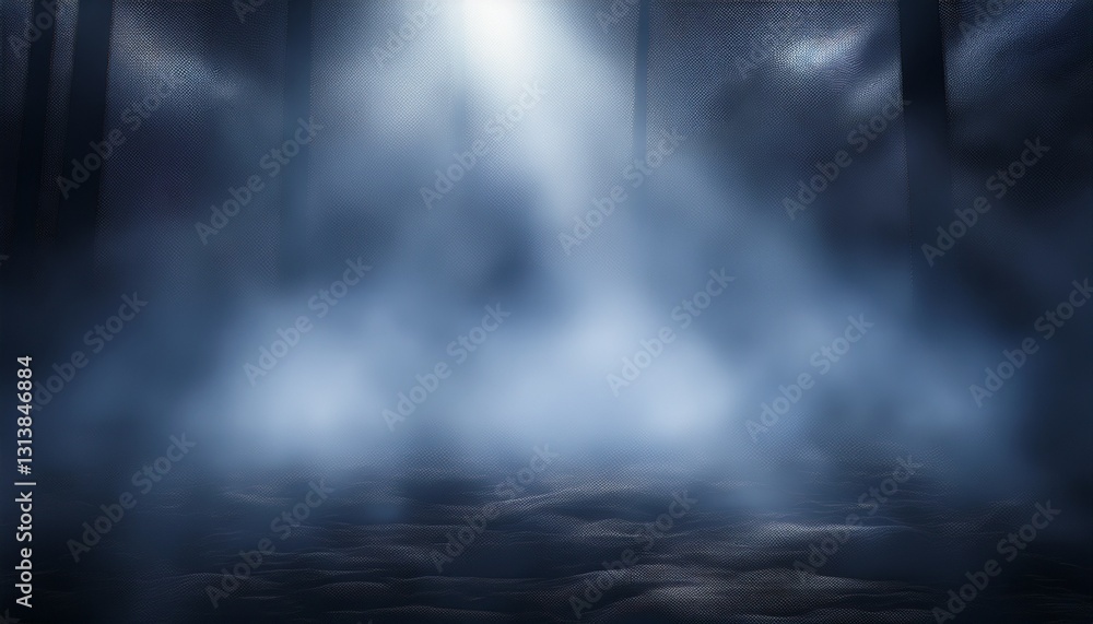 Fototapeta premium Fog and diffused light effect, creating an atmosphere of lightness – a magical background for unique and dreamy designs