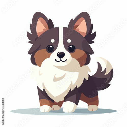 pet, happy, animal, dog, cute, puppy, domestic, adorable, portrait, canine, isolated, breed, looking, purebred, white, sitting, background, doggy, friendly, young, friendship, playful, mammal, pedigre