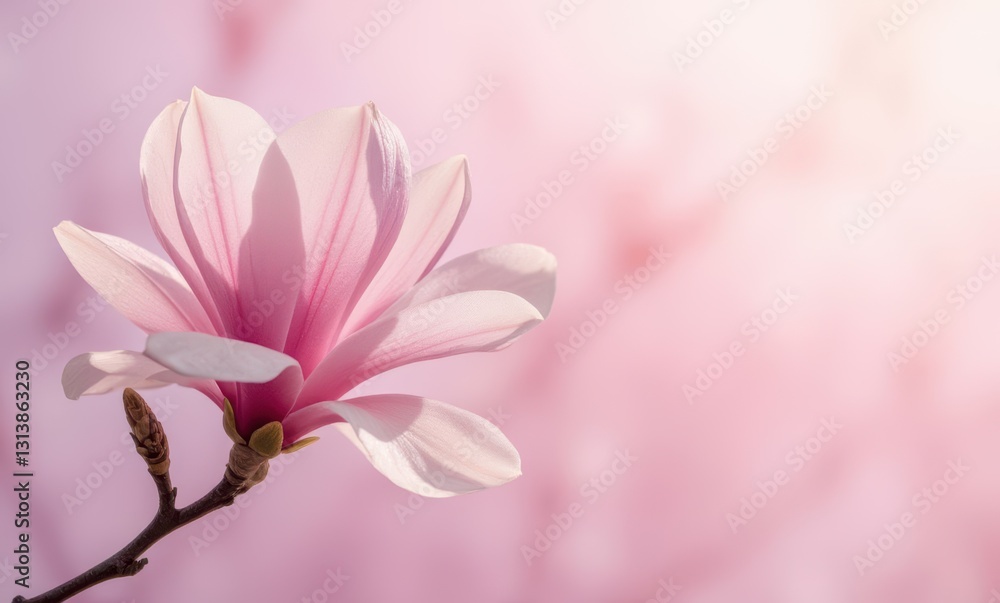 Beautiful magnolia flower in bloom Beautiful magnolia flower in bloom