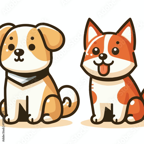pet, happy, animal, dog, cute, puppy, domestic, adorable, portrait, canine, isolated, breed, looking, purebred, white, sitting, background, doggy, friendly, young, friendship, playful, mammal, pedigre