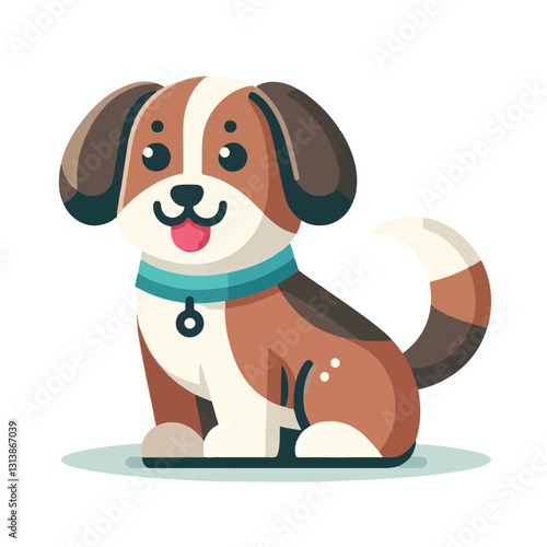 pet, happy, animal, dog, cute, puppy, domestic, adorable, portrait, canine, isolated, breed, looking, purebred, white, sitting, background, doggy, friendly, young, friendship, playful, mammal, pedigre