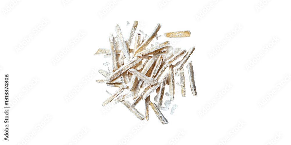 Dried Anchovy Fish Snack in a Pile Isolated on Transparent Background Dried Anchovy Fish Snack in a Pile Isolated on Transparent Background