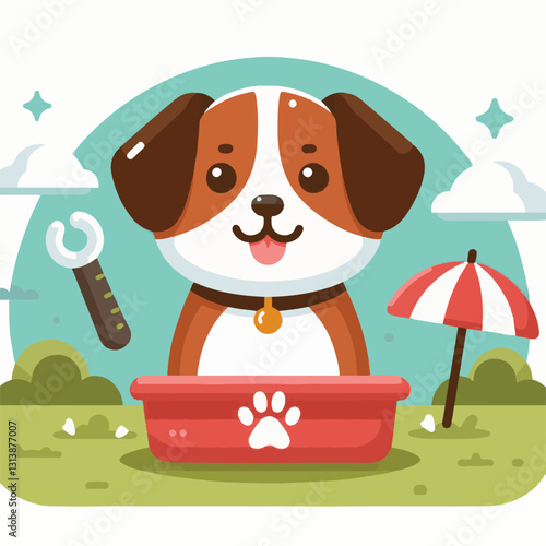 pet, happy, animal, dog, cute, puppy, domestic, adorable, portrait, canine, isolated, breed, looking, purebred, white, sitting, background, doggy, friendly, young, friendship, playful, mammal, pedigre