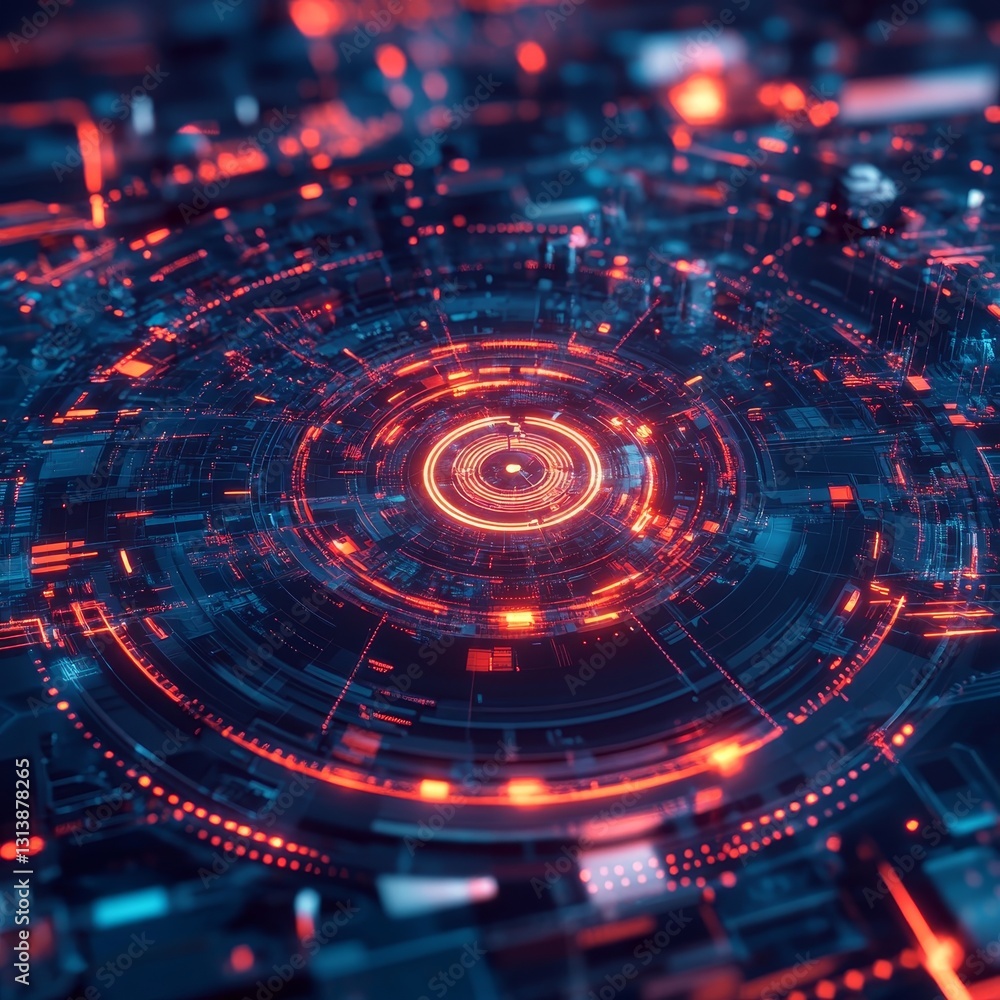 A stunning abstract digital pattern featuring vibrant neon circles and geometric design elements. Ideal for technology-themed projects and creative visuals. A stunning abstract digital pattern featuring vibrant neon circles and geometric design elements. Ideal for technology-themed projects and creative visuals.