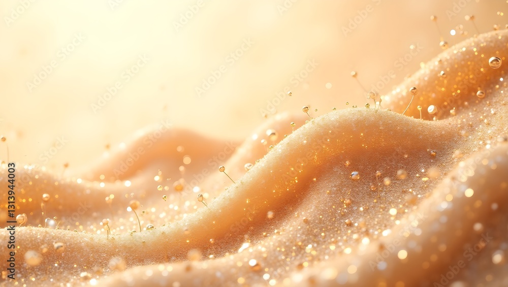Golden Sparkling Sands Abstract Glitter Background for Design and Art Projects Golden Sparkling Sands Abstract Glitter Background for Design and Art Projects