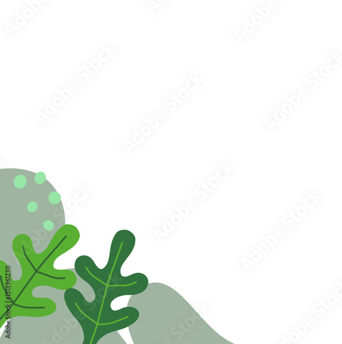 Green Leaf Frame