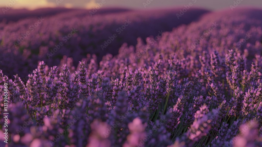 Obraz premium A breathtaking lavender field.
