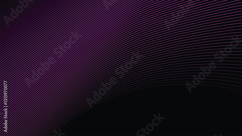 Dark background with purple stripes line abstract for backdrop