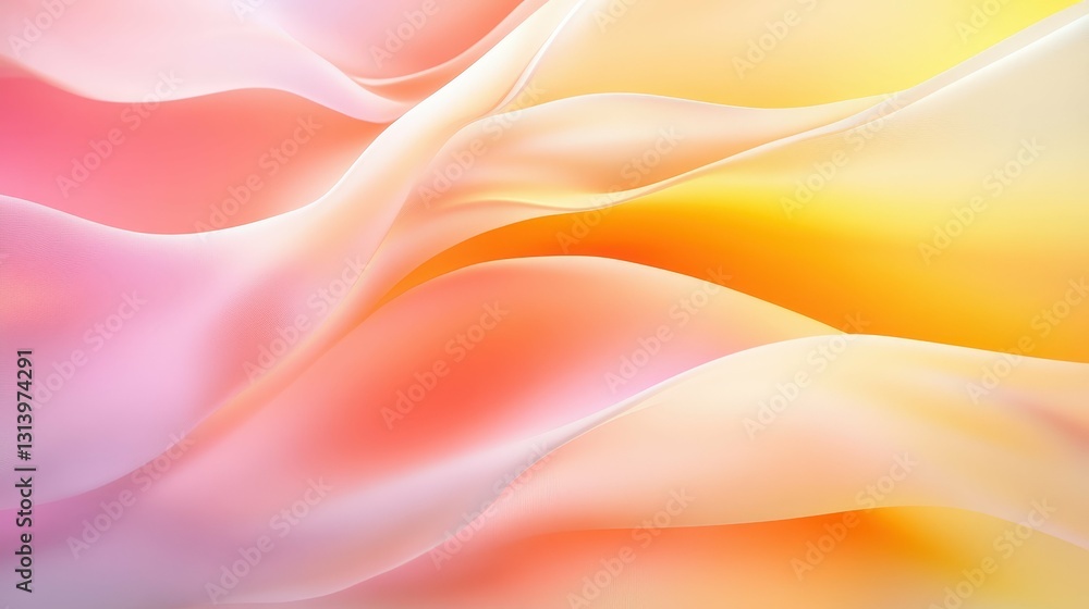 Obraz premium abstract background with orange and yellow highlights, smooth gradients, modern minimalist composition, clean and professional layout
