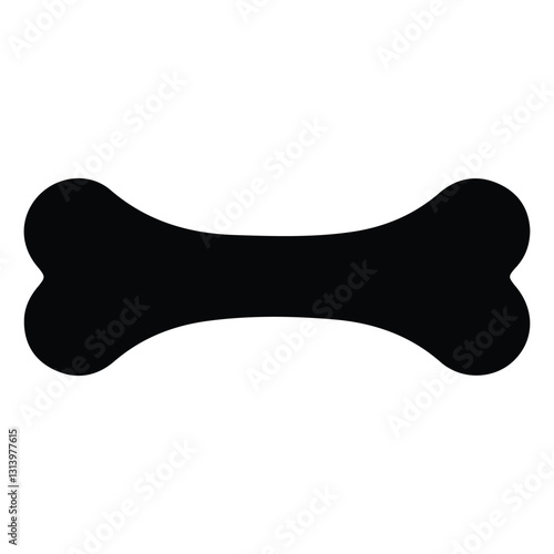 food shape dog bone silhouette