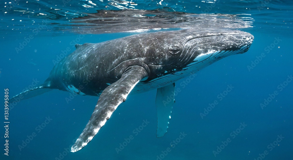 Obraz premium Humpback Whale Singing