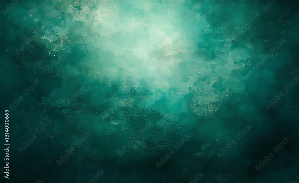 A Christmas background with a green marbled texture is presented A Christmas background with a green marbled texture is presented