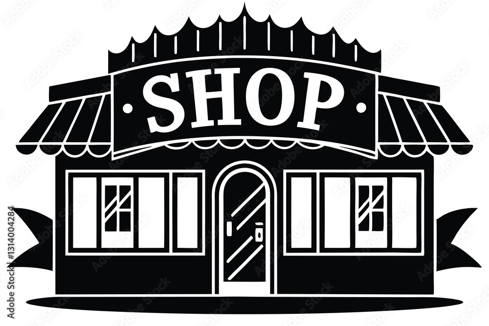 Shopping mall icon vector design illustration Shopping mall icon vector design illustration