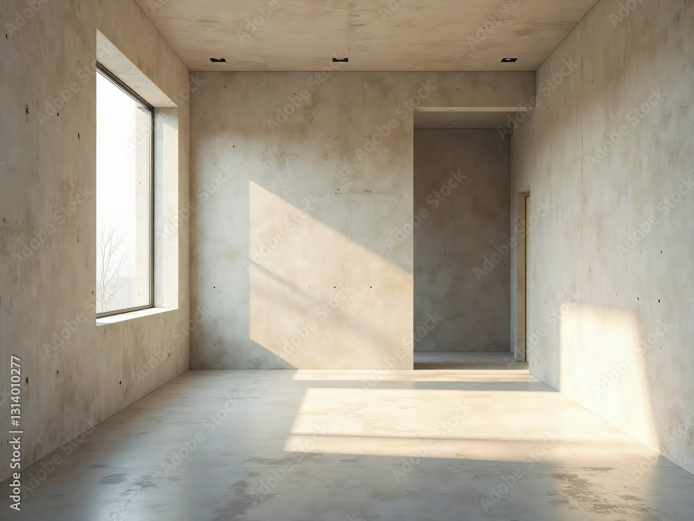 Background of one room with sunlight. Stylish space. Background of one room with sunlight. Stylish space.