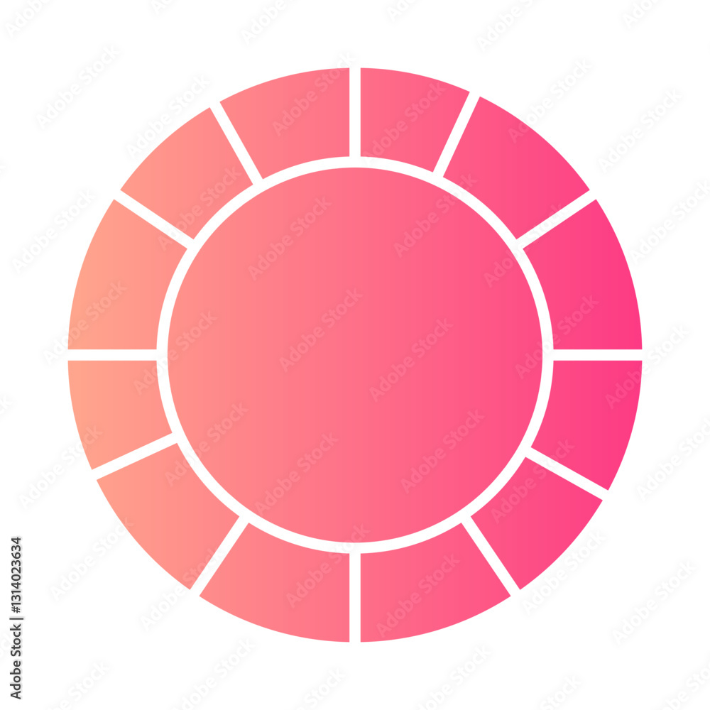 color wheel gradient icon color wheel gradient icon