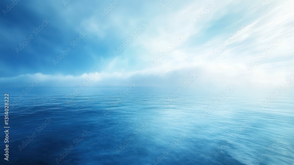 custom made wallpaper toronto digitalSerene ocean scene featuring blue water and a cloudy sky