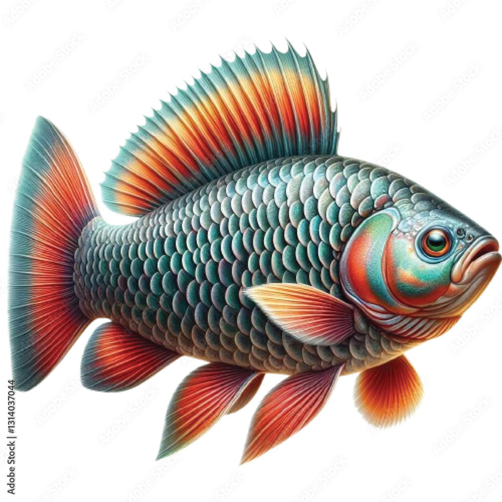 Fototapeta premium elish fish vector design
