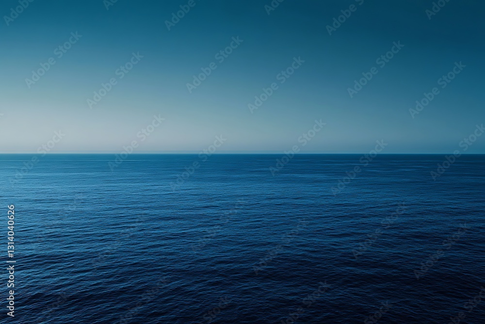 Calming Blue Gradient Sky with Stars and Misty Fog for Tranquil Atmosphere Calming Blue Gradient Sky with Stars and Misty Fog for Tranquil Atmosphere