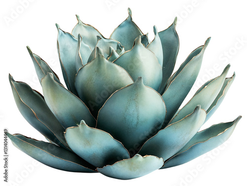 Agave aloe vera plant , isolated on transparent background, cutout . PNG	

