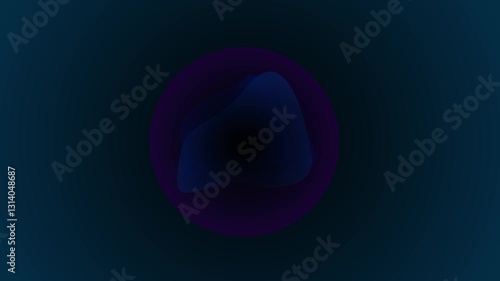 Visually dynamic abstract animation with smoothly breathing gradient circles, oval shapes and abstract shapes. Looping video, ideal for modern backgrounds and technology-themed projects.