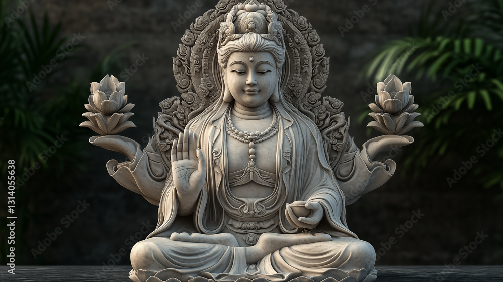 statue of Avalokiteshvara statue of Avalokiteshvara