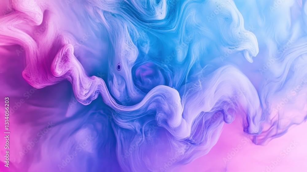 Abstract image depicts flowing vibrant colors mixing gracefully Abstract image depicts flowing vibrant colors mixing gracefully