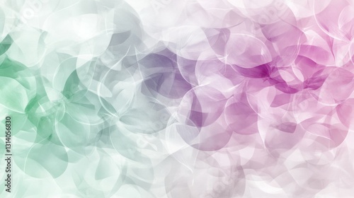 A gradient background featuring overlapping translucent shapes in multiple colors