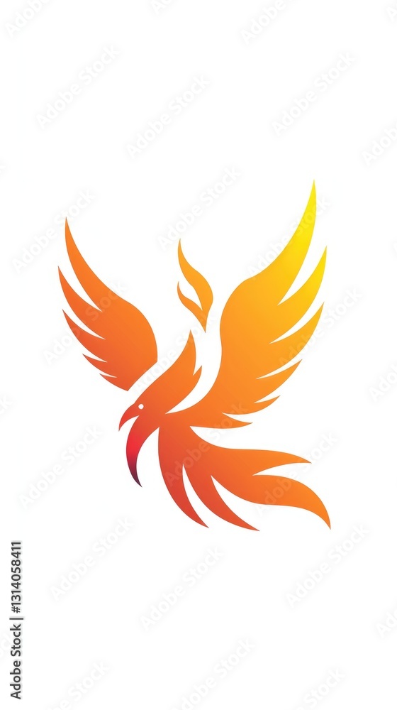 A stylized phoenix with vibrant orange and yellow hues, symbolizing rebirth and renewal. A stylized phoenix with vibrant orange and yellow hues, symbolizing rebirth and renewal.