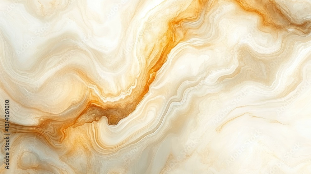 Abstract illustration showing wavy patterns in shades of beige and gold Abstract illustration showing wavy patterns in shades of beige and gold