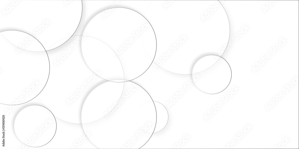 Abstract white geometric overlapping circle background with shadow. Vector circles template vector design. white background texture, Xmas, backdrop, lights, wallpaper design.
Abstract white geometric overlapping circle background with shadow. Vector circles template vector design. white background texture, Xmas, backdrop, lights, wallpaper design.