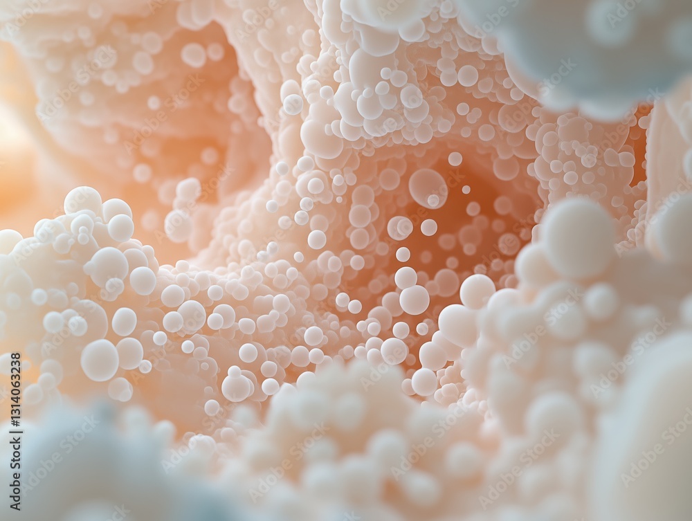 A highly detailed 3D scientific visualization of cytoplasm, illustrating its slightly viscous nature and dynamic molecular interactions. A highly detailed 3D scientific visualization of cytoplasm, illustrating its slightly viscous nature and dynamic molecular interactions.