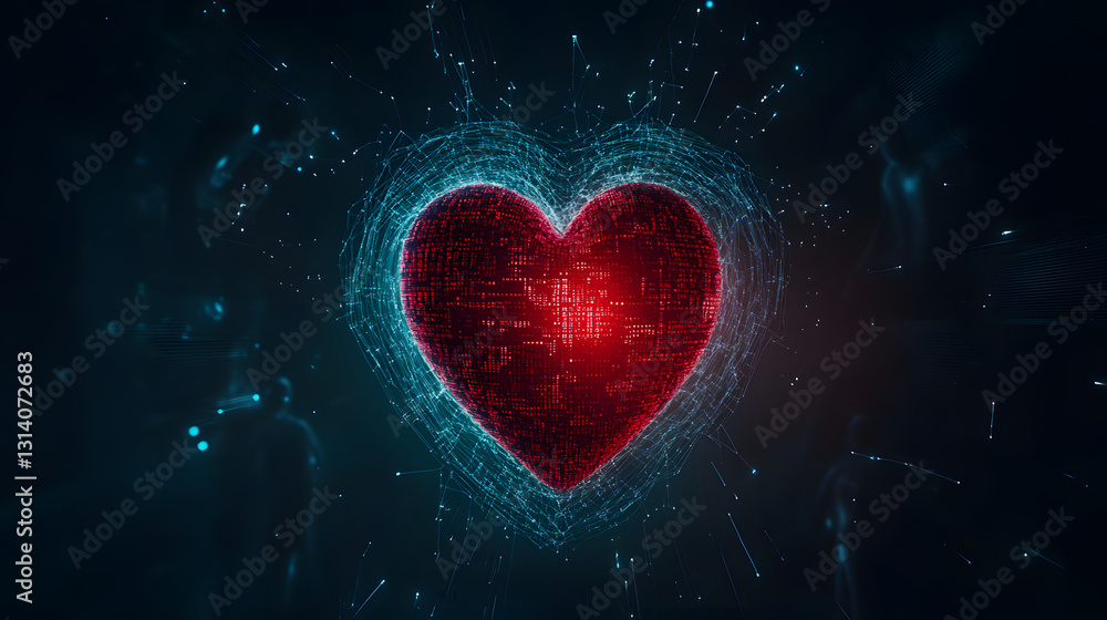 A digital heart surrounded by intricate AI code patterns, with shadowy futuristic elements, symbolizing the intersection of technology, emotion, and artificial intelligence in the modern world.
A digital heart surrounded by intricate AI code patterns, with shadowy futuristic elements, symbolizing the intersection of technology, emotion, and artificial intelligence in the modern world.