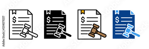 Legal  Icon Element For Design