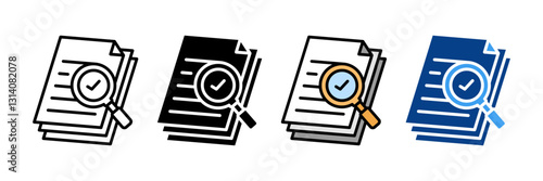 Research Evidence  Icon Element For Design