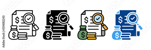 Assessment Diligence  Icon Element For Design