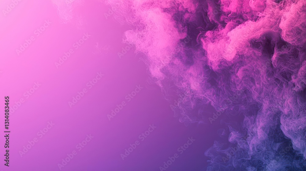 Fototapeta premium Abstract Pink Purple Color Smoke Gradient Texture Wallpaper Design